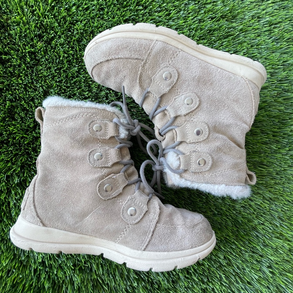 Sorel Explorer Joan Boot Ancient Fossil Waterproo… - image 1